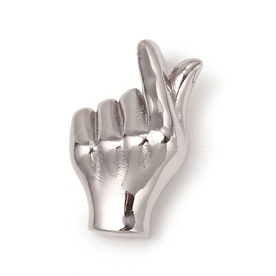 Non-Tarnish 304 Stainless Steel ASL Pendants LS-STAS-I132-03P-1