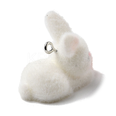 Easter Opaque Resin Pendants RESI-F062-03A-1