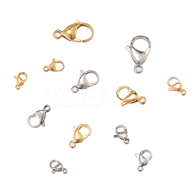 304 Stainless Steel Lobster Claw Clasps STAS-CJ0006-06-1