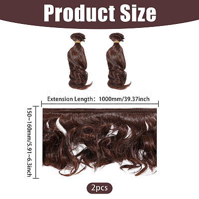PP Doll Wig Long Curly Hair DIY-WH0591-249C-20-1