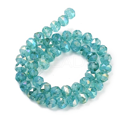 Baking Paint Glass Beads Strands GLAA-H032-05-04-1