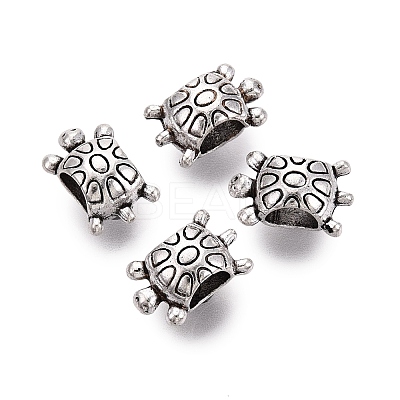 Tibetan Style Alloy Beads PALLOY-S079-117AS-1