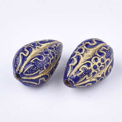 Plating Acrylic Beads PACR-T008-07A-1