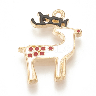 Alloy Enamel Pendants ENAM-S115-017-1
