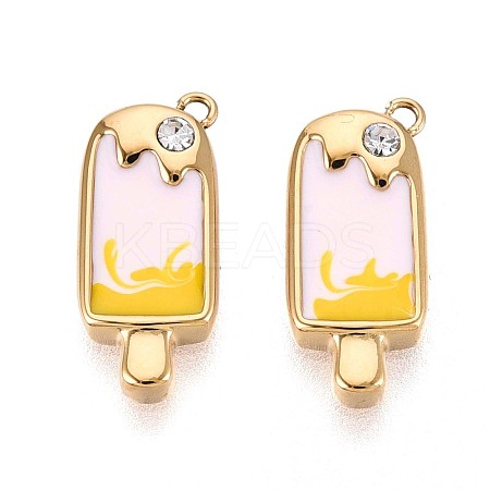 304 Stainless Steel Charms STAS-N109-159G-1