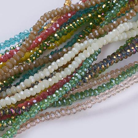 Glass Beads Strands GLAA-F079-1