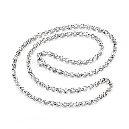 Tarnish Resistant 304 Stainless Steel Necklaces LS-NJEW-E080-03P-1
