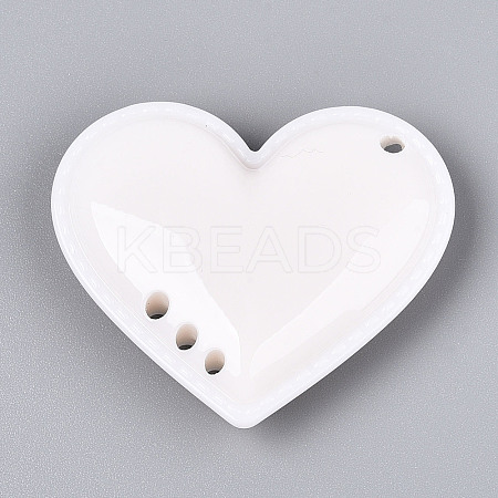 Opaque Acrylic Pendants SACR-T017-46G-1