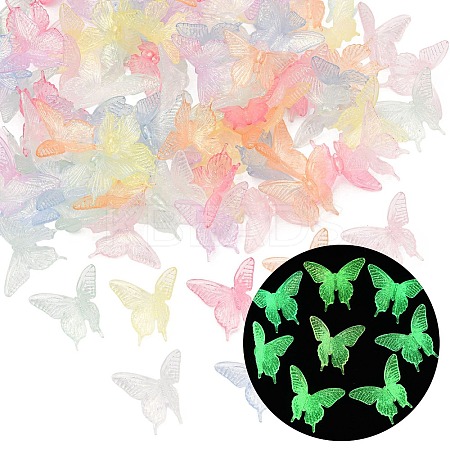 Luminous Transparent Acrylic Beads MACR-L015-12-1