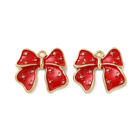 Alloy Enamel Pendants FIND-O003-07D-G-1