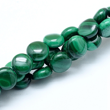 Natural Malachite Beads Strands G-D0011-06-8mm-1