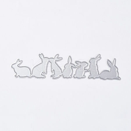 Bunny Carbon Steel Cutting Dies Stencils X-DIY-L024-06-1