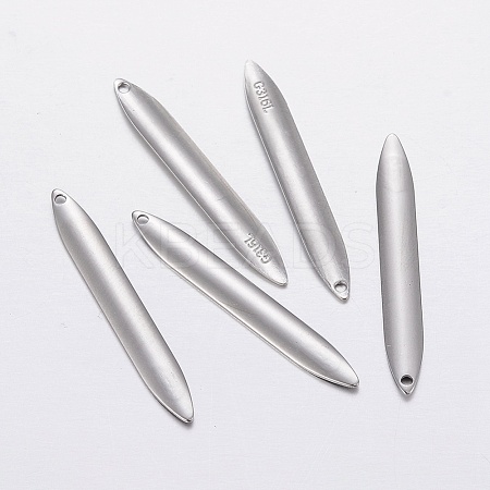 Tarnish Resistant 304 Stainless Steel Pendants STAS-P198-03-1