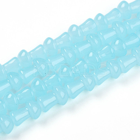 Baking Paint Glass Beads Strands DGLA-N007-01H-1