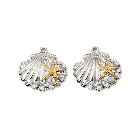 304 Stainless Steel Pendants STAS-T068-77GP-1