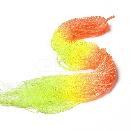 Transparent Gradient Color Glass Beads Strands X1-GLAA-H021-01B-09-1