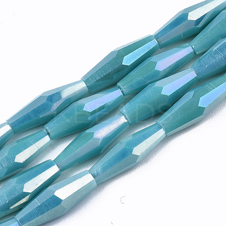 Electroplate Glass Beads Strands EGLA-S194-03A-A05-1