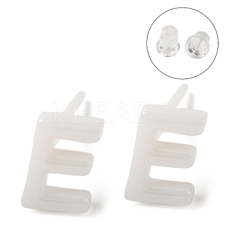 Hypoallergenic Bioceramics Zirconia Ceramic Stud Earrings EJEW-F340-04E-1