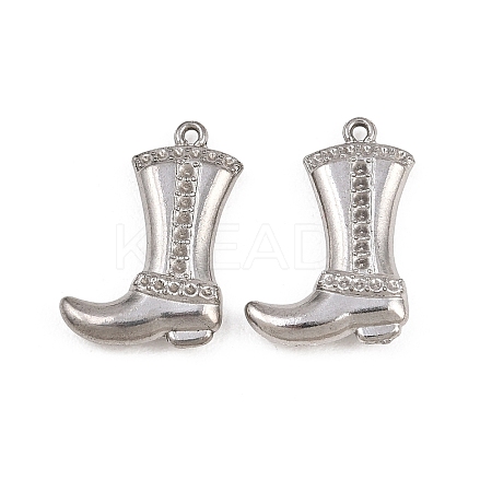 304 Stainless Steel Pendant Rhinestone Settings STAS-B167-19P-1