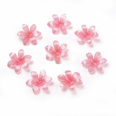 Acrylic Bead Caps X-SACR-E002-01-1