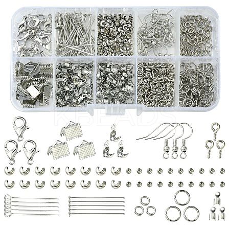 DIY Alloy & Iron Jewelry Making Findings Kit DIY-FS0005-84P-1