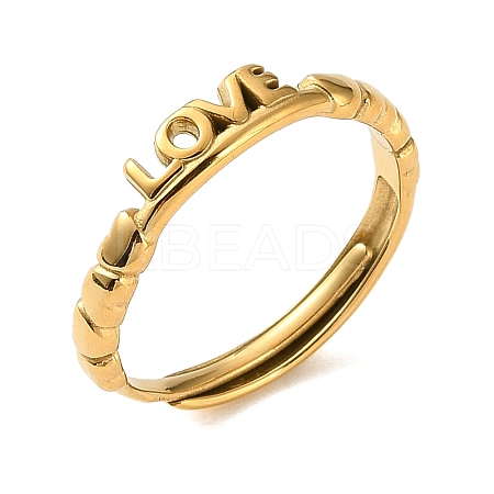 304 Stainless Steel Cuff Open Rings SA-CBAD22F-01G-A-1