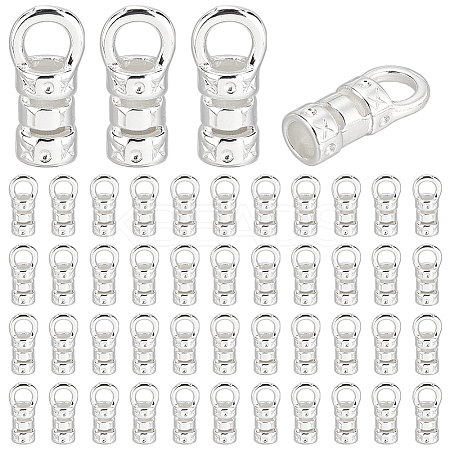 50Pcs Brass Cord Ends KK-PH0012-88B-1