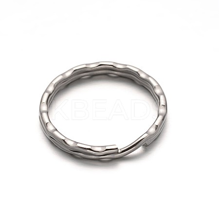 Tarnish Resistant 304 Stainless Steel Split Key Rings LS-STAS-M216-08-1