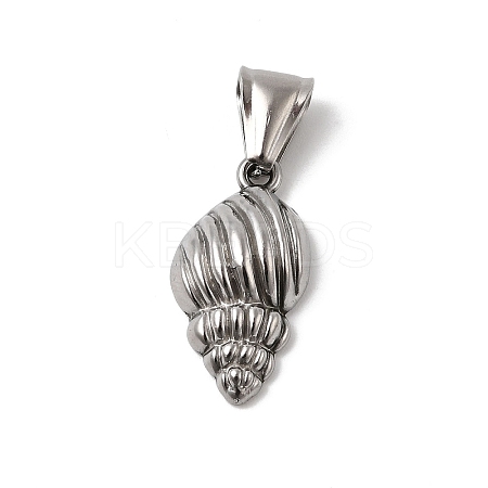 304 Stainless Steel Pendants STAS-B167-12E-P-1