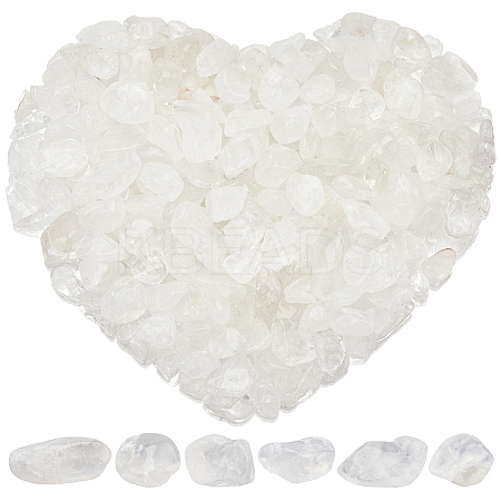 500G Natural Quartz Crystal Chips Beads G-SP0001-08-1
