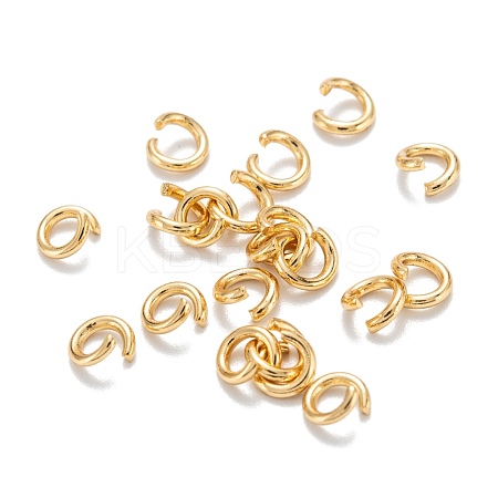 Ion Plating(IP) 304 Stainless Steel Open Jump Rings STAS-F084-24G-01-1
