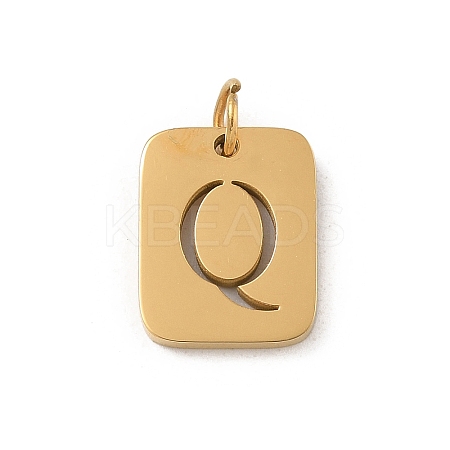 304 Stainless Steel Charms STAS-R001-01G-Q-1