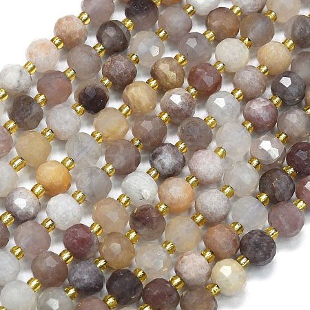 Natural Violet Strawberry Quartz Beads Strands G-K389-E06-01-1