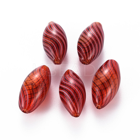 Transparent Handmade Blown Glass Globe Beads GLAA-T012-12-1