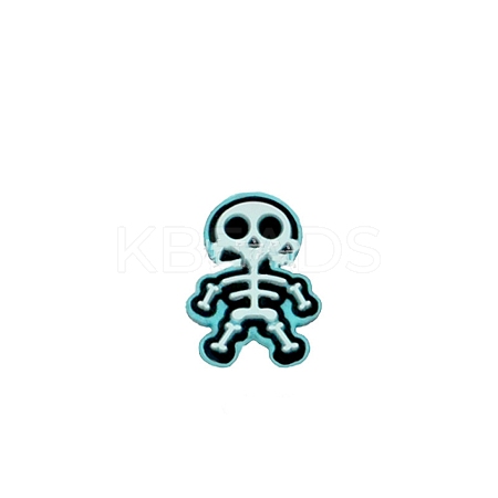 Halloween Skeleton Food Grade Eco-Friendly Silicone Beads LS-SIL-SZC0003-12E-1
