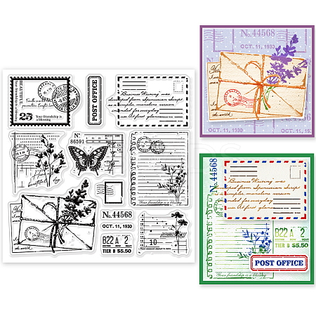 PVC Plastic Stamps DIY-WH0372-0069-1