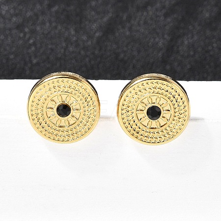 304 Stainless Steel Stud Earrings EJEW-F361-11G-1