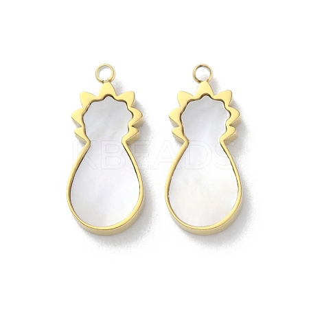 Ion Plating(IP) 304 Stainless Steel Pendants STAS-Z099-02G-05-1