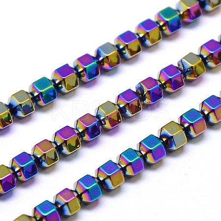 Electroplate Non-magnetic Synthetic Hematite Beads Strands G-I095-05-1