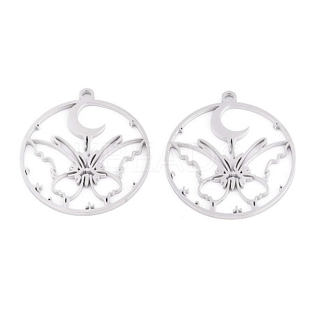 304 Stainless Steel Pendants STAS-N108-41P-1
