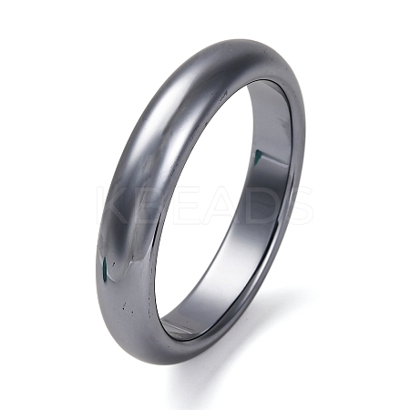 Natural Terahertz Stone Bangles BJEW-H619-01F-1