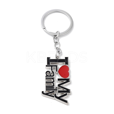 Alloy Enamel Keychains KEYC-P020-A04-1