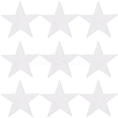 60Pcs Paper Glitter Star Wall Decoration AJEW-SP0001-17B-1