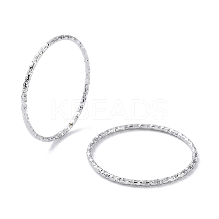 Non-Tarnish 304 Stainless Steel Textured Finger Rings X-RJEW-G298-03P-1