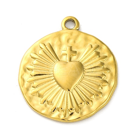 Ion Plating(IP) 304 Stainless Steel Pendants STAS-K293-08G-1