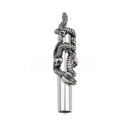 316 Surgical Big Stainless Steel Pendants STAS-Z165-15AS-01-1