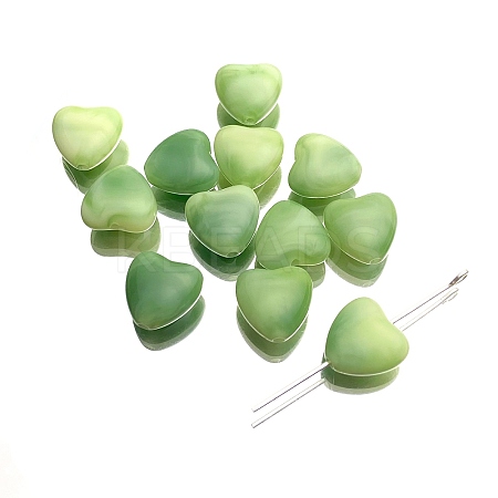 10Pcs Gradient Color Opaque Acrylic Beads PW-WGE74A2-05-1