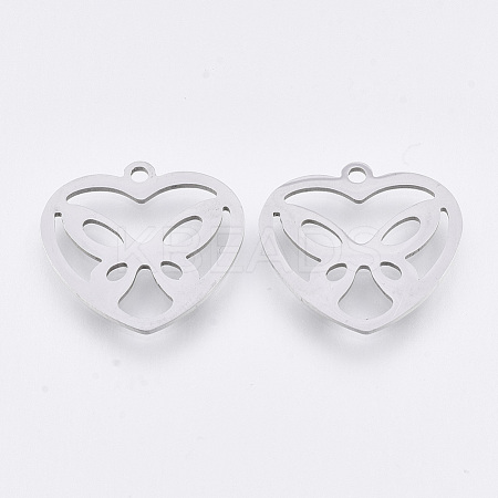 Non-Tarnish 201 Stainless Steel Pendants STAS-T044-126P-1