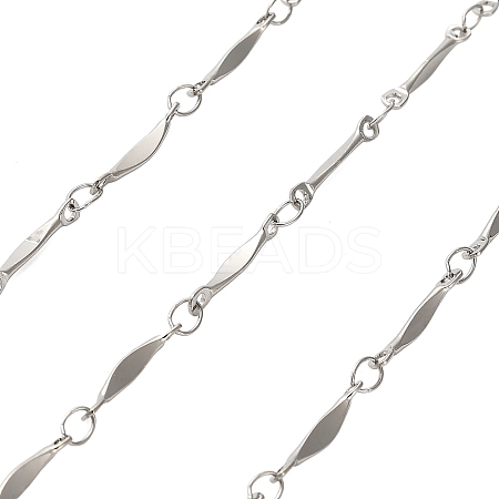 304 Stainless Steel Twisted Bar Link Chains CHS-A016-52P-A-1