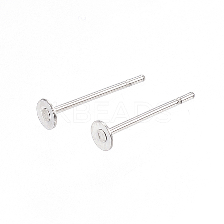 Non-Tarnish 304 Stainless Steel Stud Earring Findings A-STAS-D448-088P-2mm-1